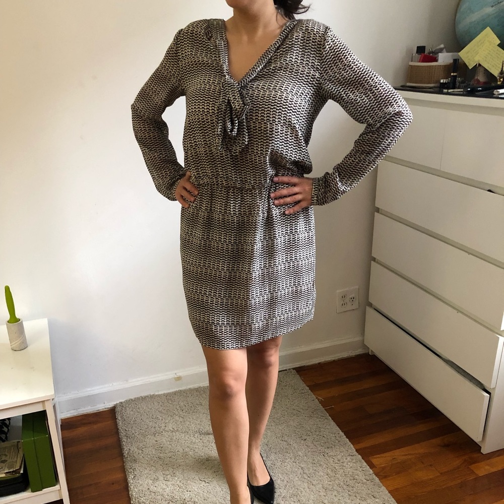 Mango Suit Dress, back to office, Casual Friday, bow dress